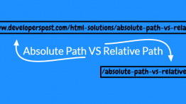Absolute File Path e Relative File Path
