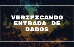 Verificando Entrada de Dados