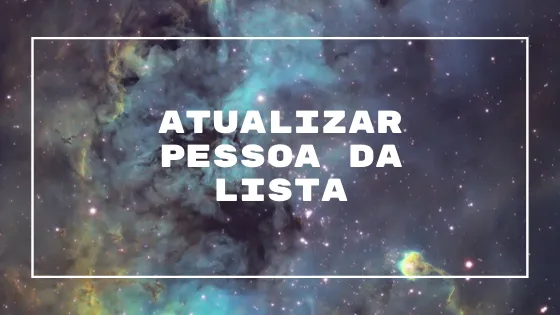 Atualizar Pessoa da Lista
