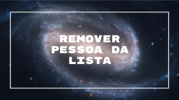 Remover Pessoa da Lista