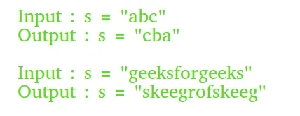 Java String Reverse