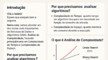 Análise de Complexidade – Tempo e Espaço