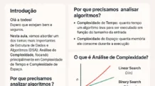 Análise de Complexidade – Tempo e Espaço