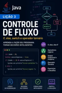 Java — Lição 3: Controle de Fluxo com if, else e switch