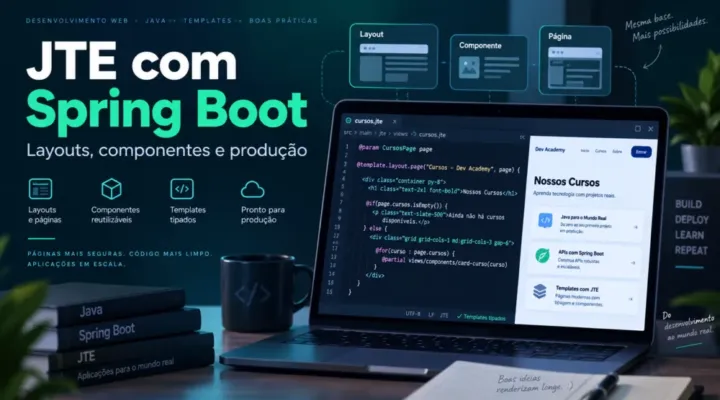 JTE com Spring Boot — Parte 2: layouts, componentes e produção